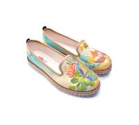 Goby Espadrilles in Bunt - Größe 38 | Damen Schuhe Halbschuhe