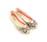 Goby Leder-Ballerinas in Beige - Größe 36 | Damen Ballerinas