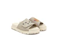 Goby Leder-Pantoletten in Beige - Größe 38 | Damen Pantoletten