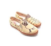 Goby Slipper in Beige - Größe 37 | Damen Schuhe Halbschuhe