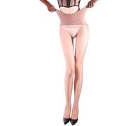 GOCBOBO Nahtlose Strumpfhose Damen 5 Denier Strumpfhose Glänzend Sexy Durchsichtige Strumpfhosen Ohne Naht Braun