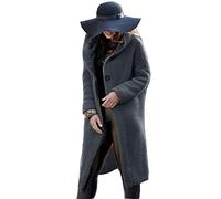 Godoboo Damen Strickjacke Pullover Elegante Damen Strickmantel Lange Cardigan Coat Einfarbig mit Kapuzen Lose Warm Herbst Winter