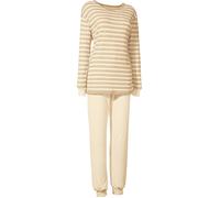 Götting Frottee Damen-Schlafanzug naturbelassen 50 natur