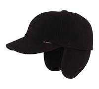 Göttmann einfarbiges Baseball Cap mit Ohrenklappen (63, schwarz)