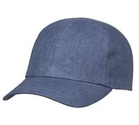 Göttmann Monaco Baseballmütze aus Leinen mit UV-Schutz - Jeans (50) - 58 cm