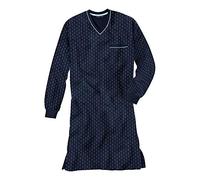 Götzburg Herren Nachthemd, Langarm, Baumwolle, Single Jersey, Navy, minimal 56