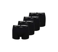 Götzburg 4er Pack Boxershorts Herren sportliche Unterhosen Retro Pants (as3, Alpha, l, Black-Black-Black)