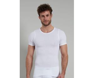 götzburg bodywear - GÖTZBURG Herren T-Shirt uni 1er Pack weiss - Gr. - 8