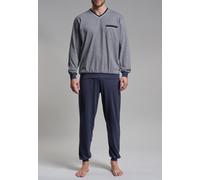 götzburg bodywear - Nachtwäsche Männlich blau-mittel-minimal - Gr. - 50