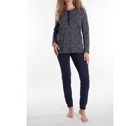 götzburg bodywear - Nachtwäsche Weiblich blau-dunkel-punkte - Gr. - 52