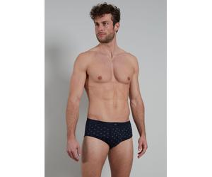 götzburg bodywear - Wäsche Männlich blau-dunkel-allover - Gr. - 7