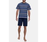 götzburg bodywear - Wäsche Männlich blau-mittel-ringel - Gr. - 48