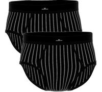 Götzburg Feinripp Herren-Slip im 2er-Pack 5 schwarz