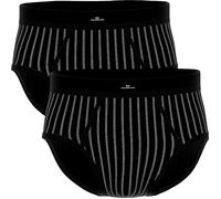 Götzburg Feinripp Herren-Slip im 2er-Pack 6 schwarz