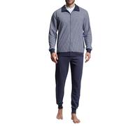 Götzburg Freizeitanzug Herren Hausanzug blau quergestreift 48
