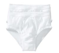 GÖTZBURG Herren Slip weiß uni 2er Pack 5