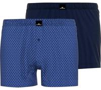 Götzburg Herren-Boxershorts Single-Jersey 2er-Pack Marine Größe 5