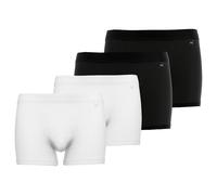 GÖTZBURG Herren Boxershorts, 4er Pack - X-lastic, Unterwäsche, Unterhosen, Logo, einfarbig 3XL Schwarz