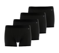 GÖTZBURG Herren Boxershorts, 4er Pack - X-lastic, Unterwäsche, Unterhosen, Logo, einfarbig Schwarz / L L Schwarz