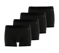 GÖTZBURG Herren Boxershorts, 4er Pack - X-lastic, Unterwäsche, Unterhosen, Logo, einfarbig Schwarz XL