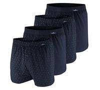 Götzburg Herren Boxershorts, auch in Übergrößen (DE/NL/SE/PL, Alphanumerisch, XL, Regular, Regular, 4 x Navy Gemustert)
