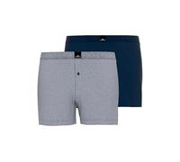 Götzburg Herren Boxershort blau Bedruckt 2er Pack (DE/NL/SE/PL, Alphanumerisch, XL, Regular, Regular, Navy | Bedruckt)