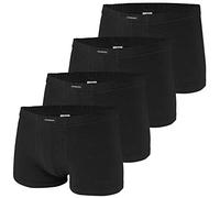 Götzburg Herren Boxershorts (DE/NL/SE/PL, Alphanumerisch, M, Regular, Regular, 4 x schwarz)