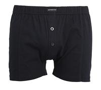 Götzburg Herren Boxershorts mit Eingriff und Knopfleiste (DE/NL/SE/PL, Alphanumerisch, M, Regular, Regular, 2 x schwarz)