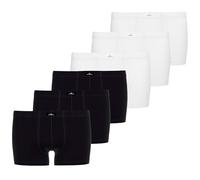 Götzburg Herren Boxershorts/Pants im 6er Pack (DE/NL/SE/PL, Alphanumerisch, XL, Regular, Regular, 3 x schwarz | 3 x weiß)
