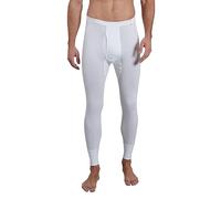 GÖTZBURG Herren lange Unterhose weiß uni 1er Pack 6