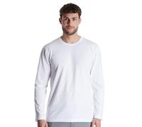 Götzburg Herren Longsleeve/Langarmshirt mit Rundhals-Ausschnitt bis 5XL (DE/NL/SE/PL, Alphanumerisch, M, Regular, Regular, 2 x weiß)
