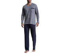 GÖTZBURG Herren Pyjama blau melange 1er Pack 52