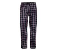 Götzburg Herren Pyjama Hose lang, Trousers (Dunkelblau kariert, 50)