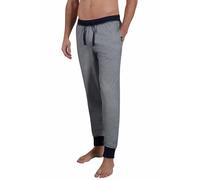 Götzburg Herren Pyjamahose lang (dunkelblau mit Druck, 52)