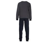GÖTZBURG Pyjama, V-Ausschnitt, Bündchen Navy - 56