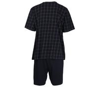 GÖTZBURG Herren Schlafanzug Set - kurz, V-Ausschnitt, gemustert Blau / 2XL XXL Blau