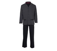Götzburg Herren Pyjama, Langarm, Baumwolle, Single Jersey, Navy, Bedruckt 56