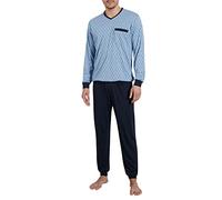 Götzburg Herren Pyjama blau Bedruckt 1er Pack 54