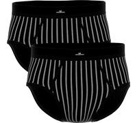 Götzburg Feinripp Herren-Slip im 2er-Pack 8 schwarz