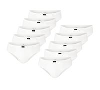GÖTZBURG Herren Sport-Slip weiß uni 5er Pack 8