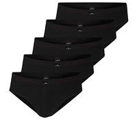 GÖTZBURG Herren Sport-Slip schwarz uni 5er Pack 5