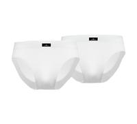 GÖTZBURG Herren Slips, 2er Pack - X-lastic, Unterwäsche, Unterhosen, Logo, einfarbig, weiß, XXL Weiß