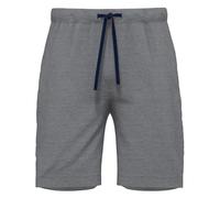 GÖTZBURG Herren Sweatshorts - Bermuda, kurz, Baumwolle, einfarbig Grau L
