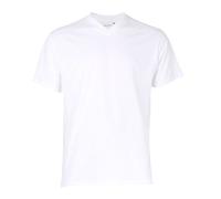 T-Shirt mit V-Ausschnitt im 2er-Pack Modell 'PURE COTTON' S men Weiss