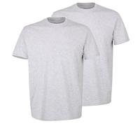 Götzburg Herren T-Shirts Rundhals 741274 2er Pack, Farbe:Grau, Größe:3XL, Artikel:-2er Pack R-Neck grau-mittel-Melange