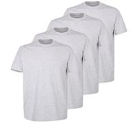 Götzburg Herren T-Shirts mit Rundhals-Ausschnitt | 2 Stück (DE/NL/SE/PL, Alphanumerisch, XXL, Regular, Regular, 4 x grau)
