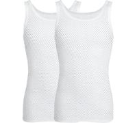 Götzburg Herren-Unterhemd 2er-Pack Air-Tricot weiß Größe 7