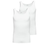 Götzburg Herren Unterhemd 2er Pack - Weiß, Single-Jersey aus Lyocell - Bequemes Basic-Shirt 7