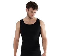 Götzburg Herren Unterhemden Feinripp 5er Pack (3XL, 5 x schwarz)