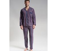 GÖTZBURG Pyjama »Clubhouse« (Set, 2 tlg) Pyjama mit Knöpfen und Taschen SIZE,50|54|56|58|48|52